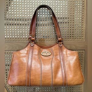 Authentic Vintage Leather Gucci Shoulder / Hand / Tote Bag